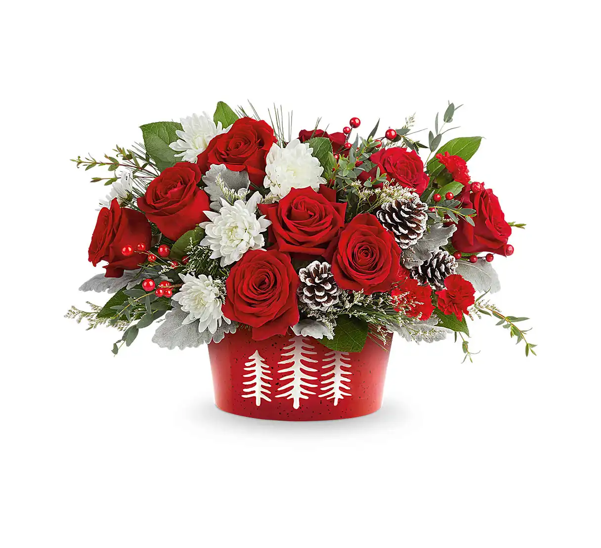 Snowy Pines Centerpiece