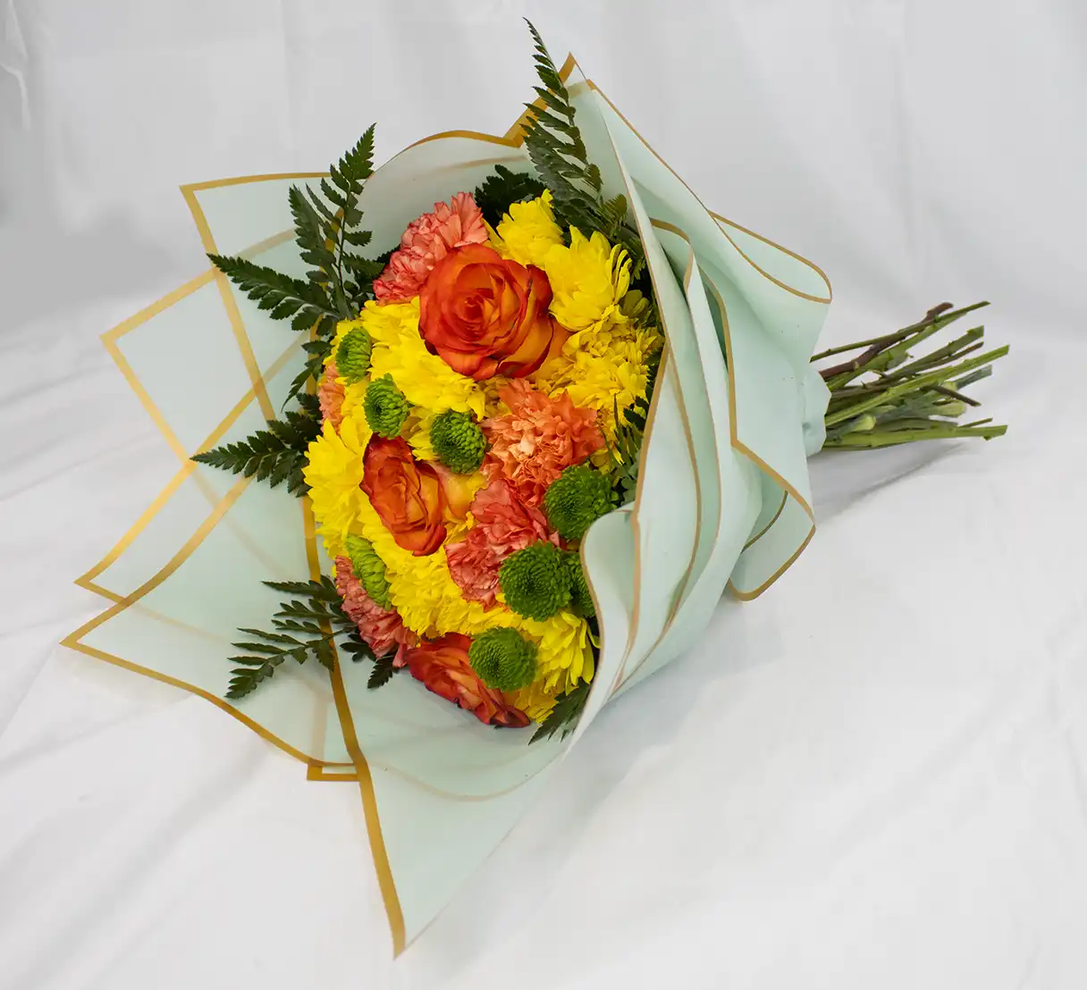 Golden Blooms Tissue